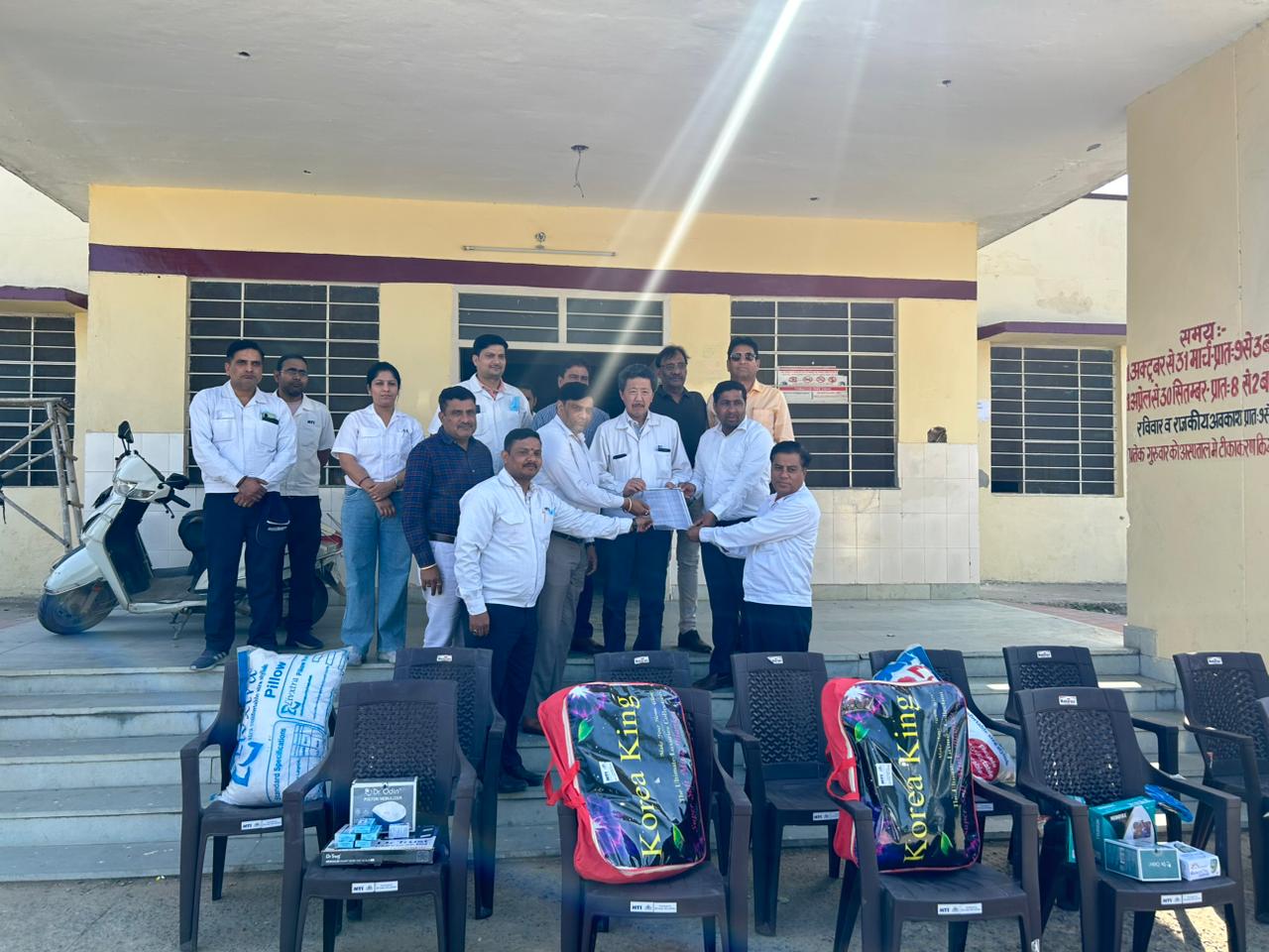 Photo: The Donation Ceremony