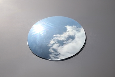Photo：Product example featuring Millimeter‑Wave Transparent Silver(Ag) Coating