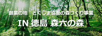 創業の地 とくしま協働の森づくり事業 IN 徳島 森六の森